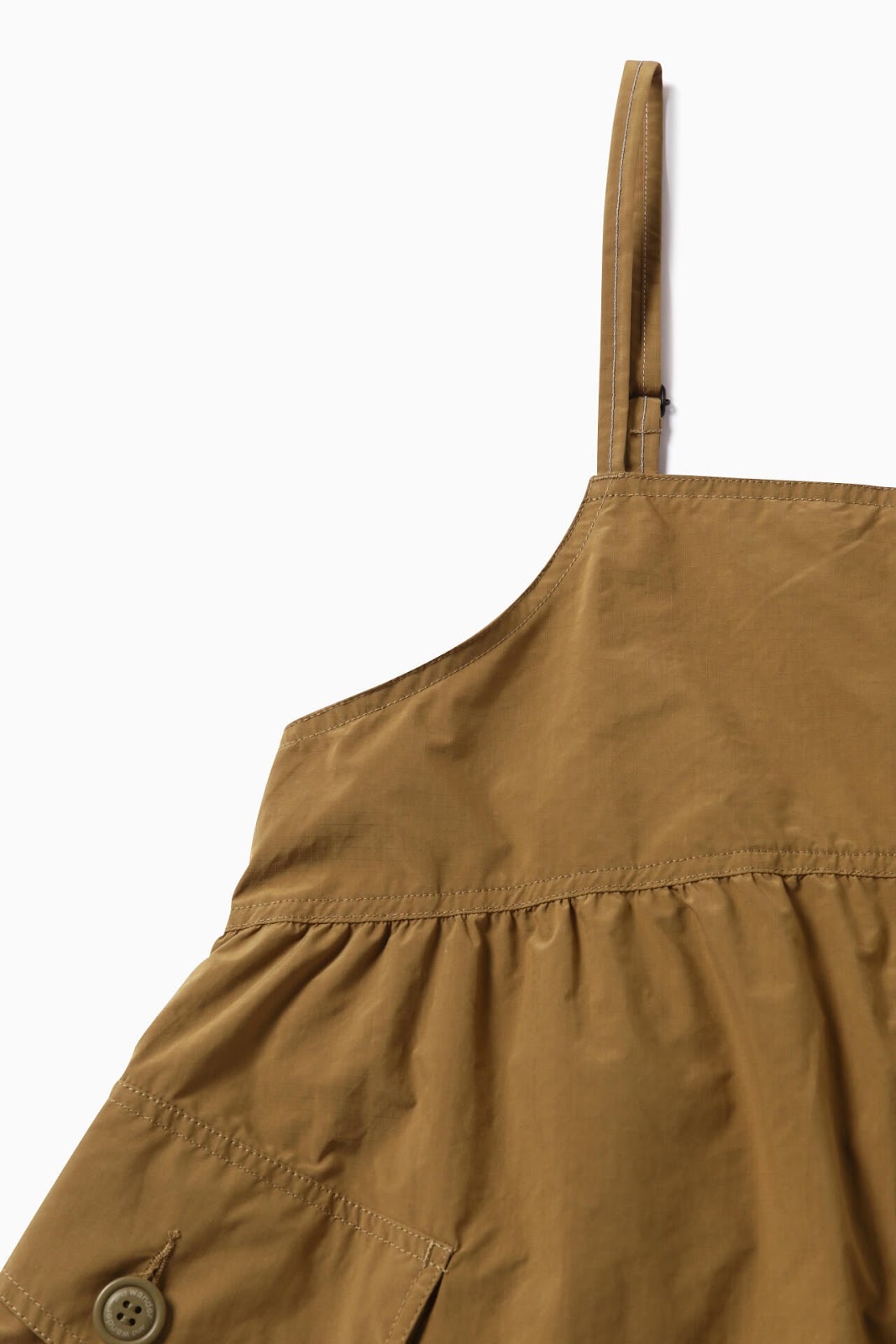AND WANDER OVERSIZED CARGO DRESS (W)-LIGHT BROWN