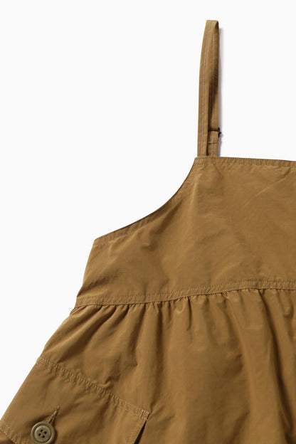 AND WANDER OVERSIZED CARGO DRESS (W)-LIGHT BROWN