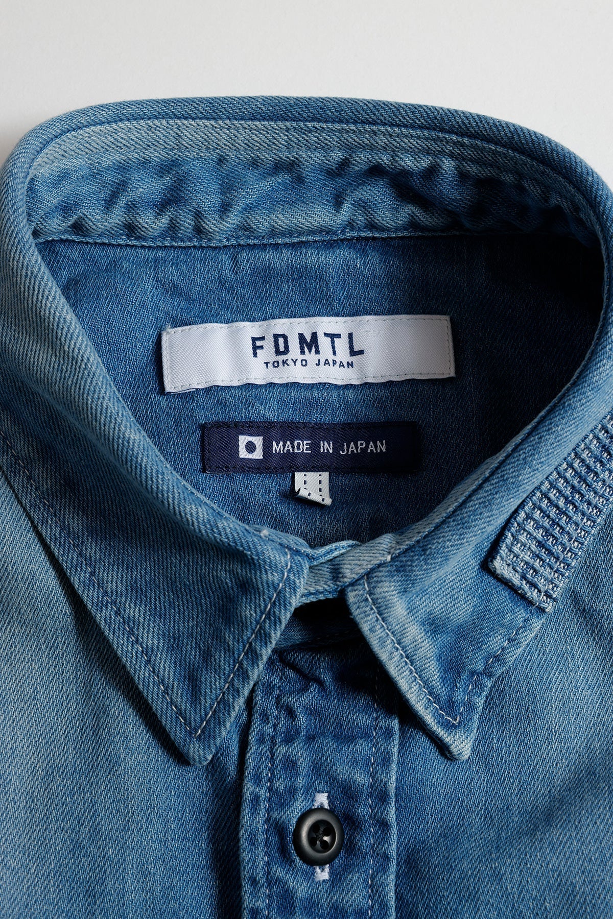 FUNDAMENTAL PATCH DENIM SHIRT 5YR WASH-INDIGO