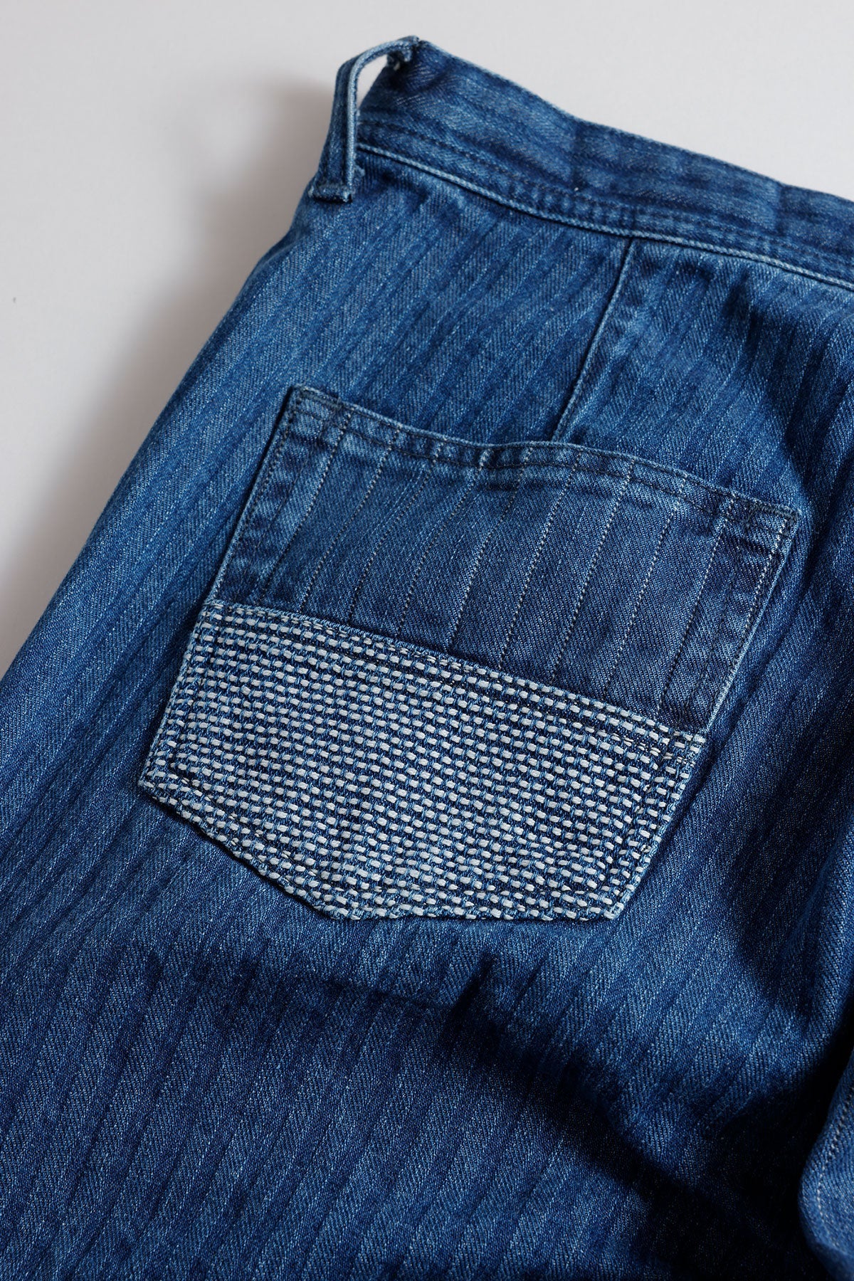 FUNDAMENTAL PATCHWORK PANTS 3YR WASH-INDIGO