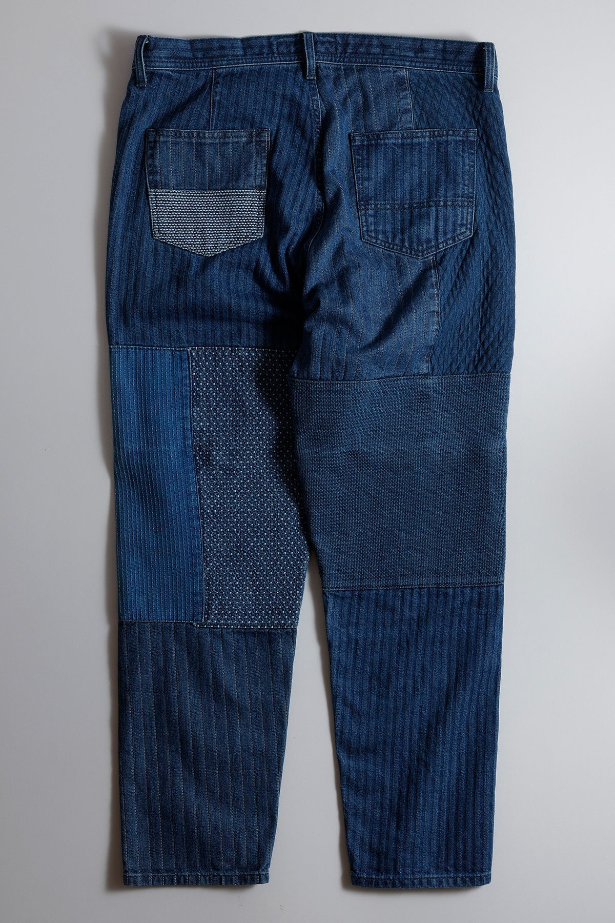 FUNDAMENTAL PATCHWORK PANTS 3YR WASH-INDIGO