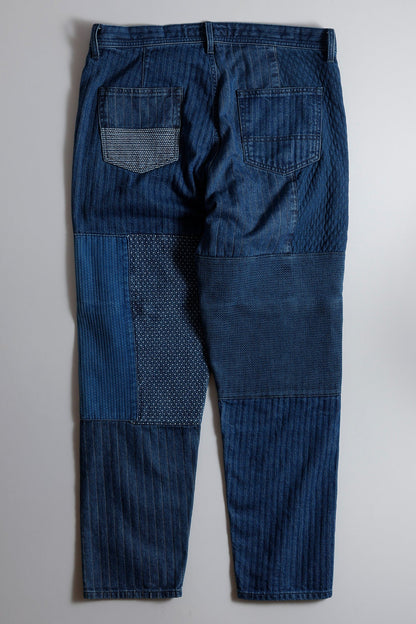 FUNDAMENTAL PATCHWORK PANTS 3YR WASH-INDIGO