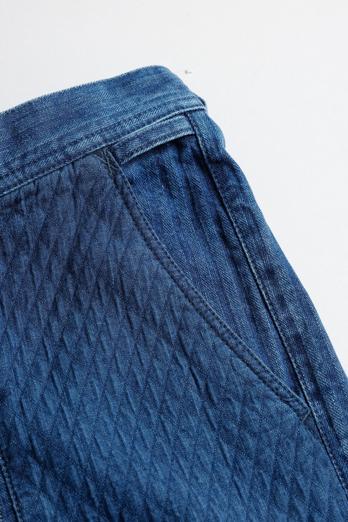 FUNDAMENTAL PATCHWORK PANTS 3YR WASH-INDIGO