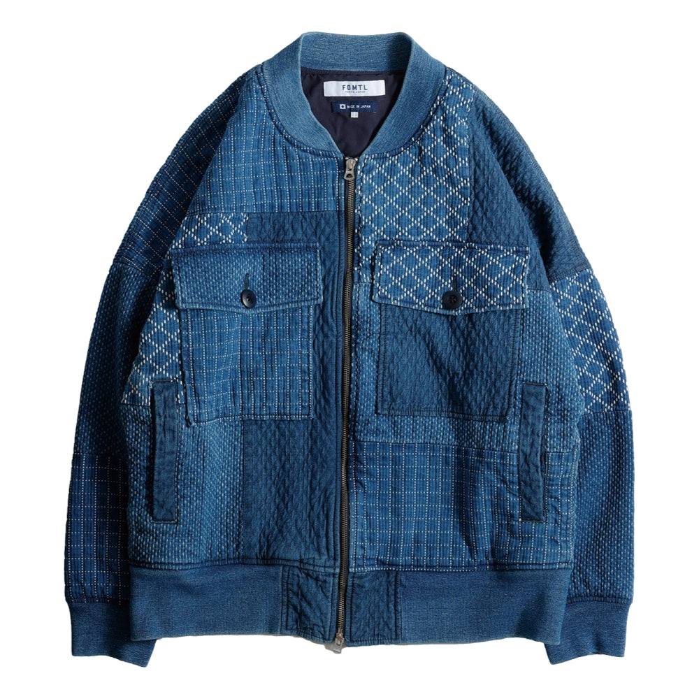 FUNDAMENTAL PATCHWORK POCKET JACKET 3YR WASH-INDIGO