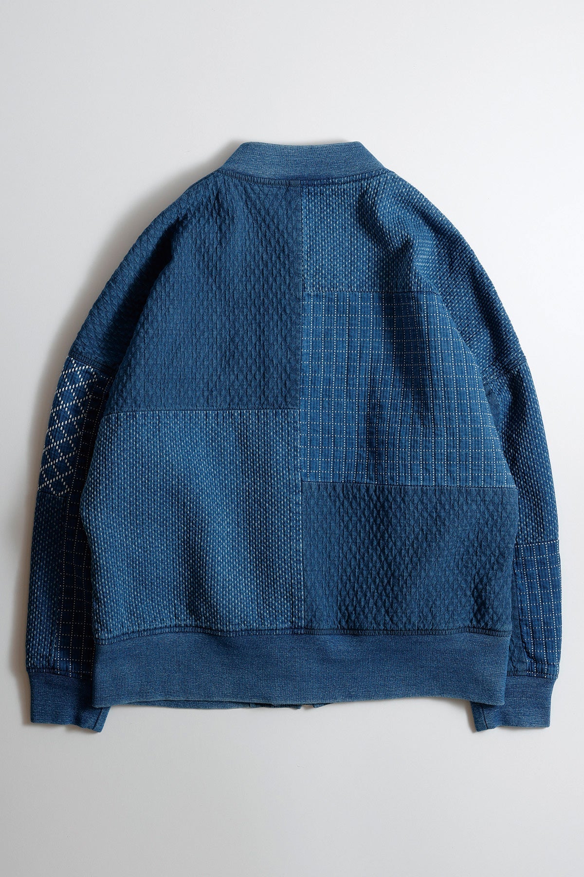 FUNDAMENTAL PATCHWORK POCKET JACKET 3YR WASH-INDIGO