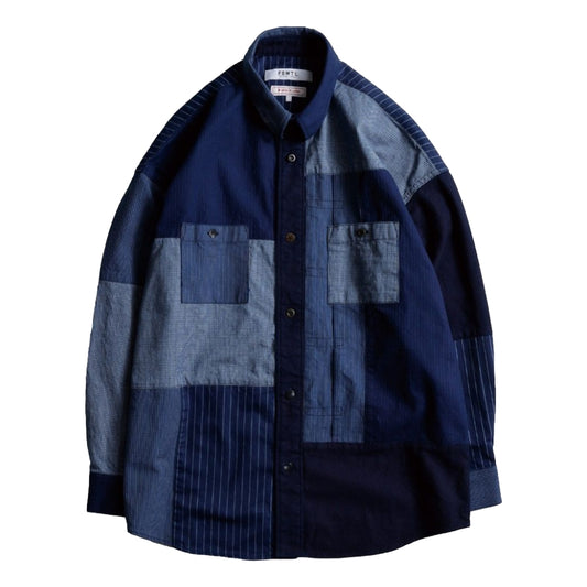 PATCHWORK SHIRT RINSE