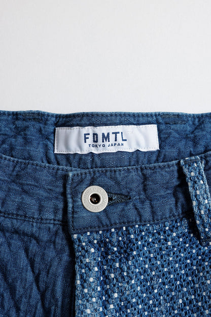 FUNDAMENTAL PATCHWORK SHORT PANTS 3YR WASH-INDIGO