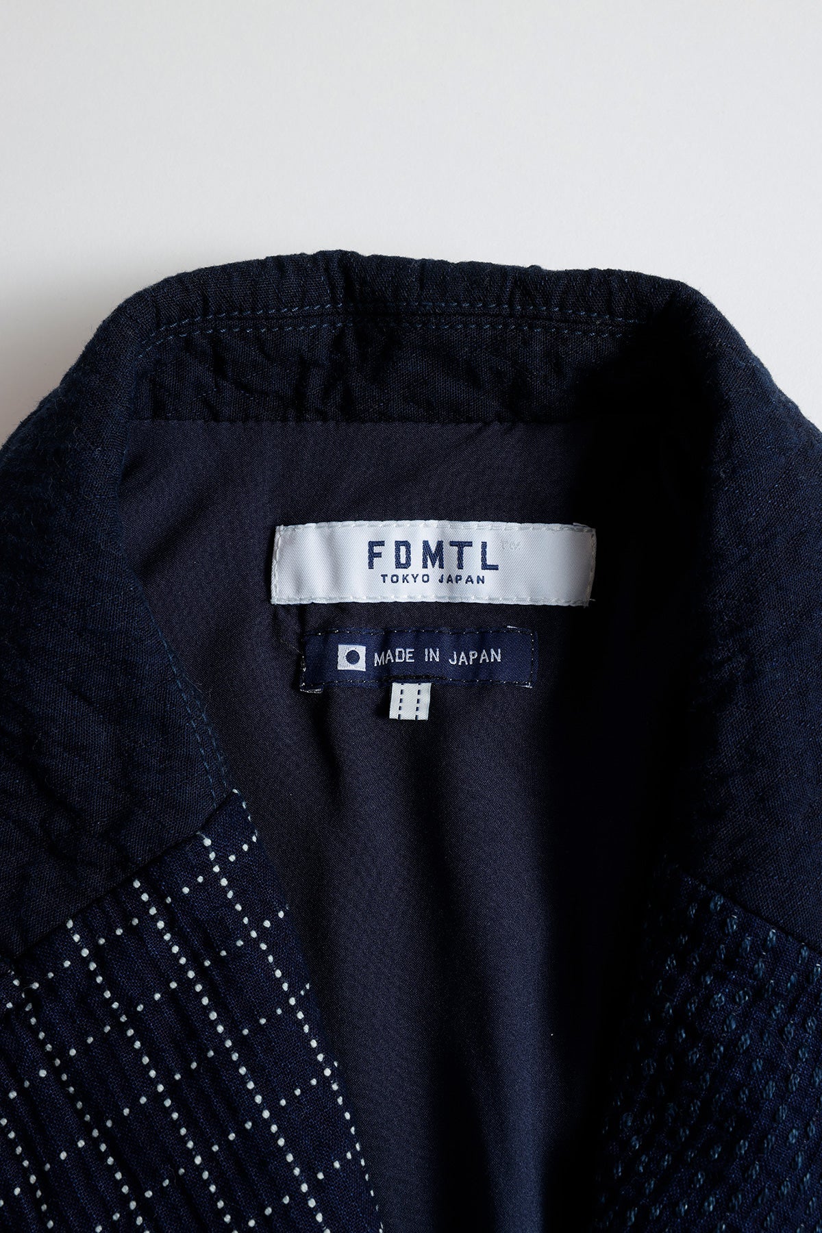 FUNDAMENTAL PATCHWORK SPORT JACKET RINSE-INDIGO