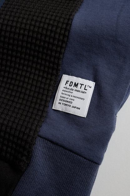 FUNDAMENTAL PATCHWORK SWEATSHIRT-NAVY