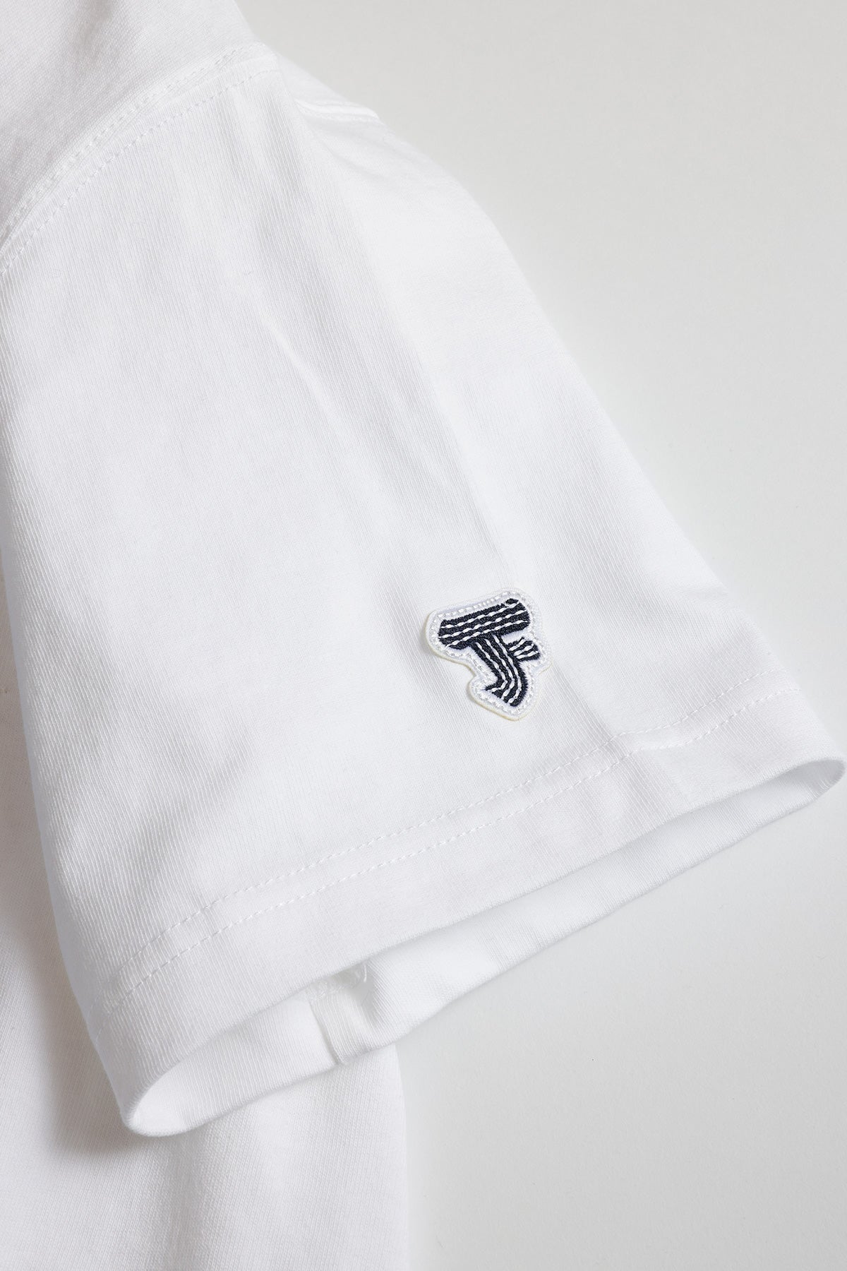 FUNDAMENTAL PATCHWORK TEE-WHITE