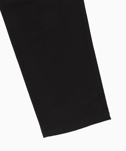 AND WANDER PE MELANGE TWILL WIDE PANTS-BLACK