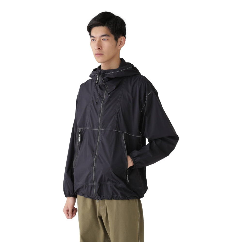 AND WANDER PERTEX WIND JACKET-BLACK