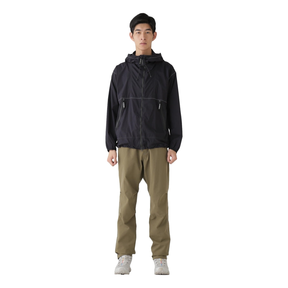 AND WANDER PERTEX WIND JACKET-BLACK