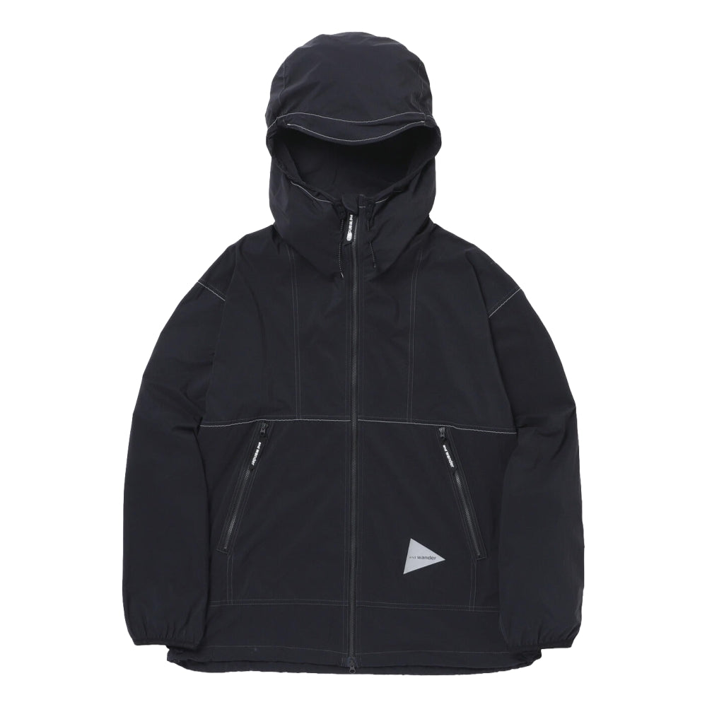AND WANDER PERTEX WIND JACKET-BLACK