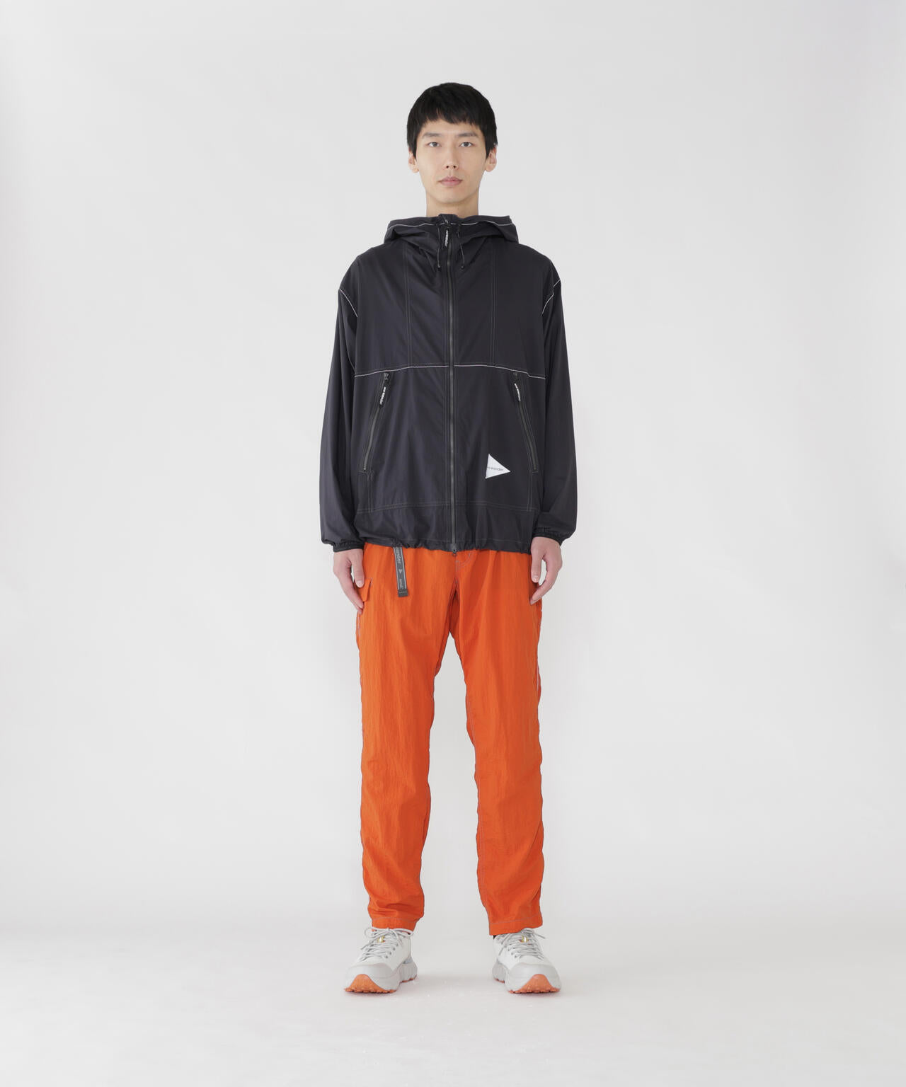 AND WANDER PERTEX WIND JACKET-BLACK