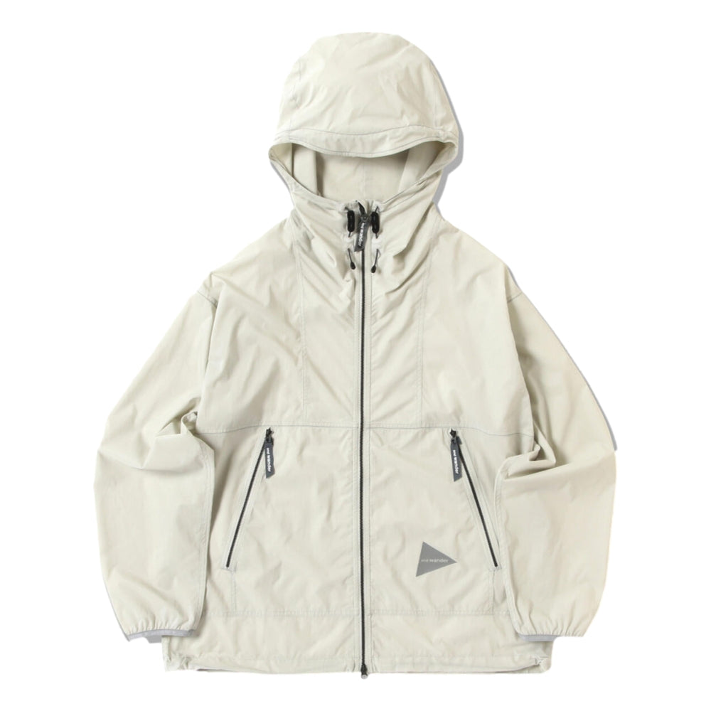 AND WANDER PERTEX WIND JACKET-ICE GREY