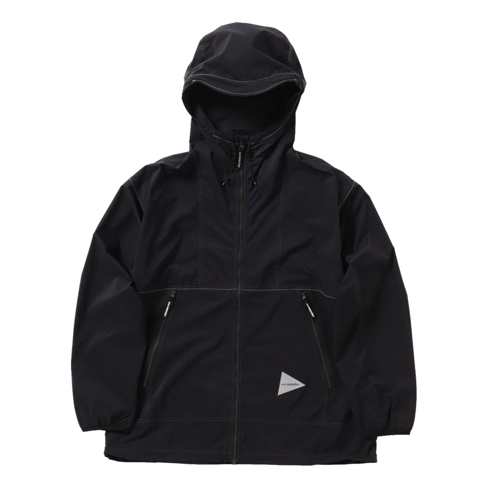 AND WANDER PERTEX WIND JACKET-BLACK
