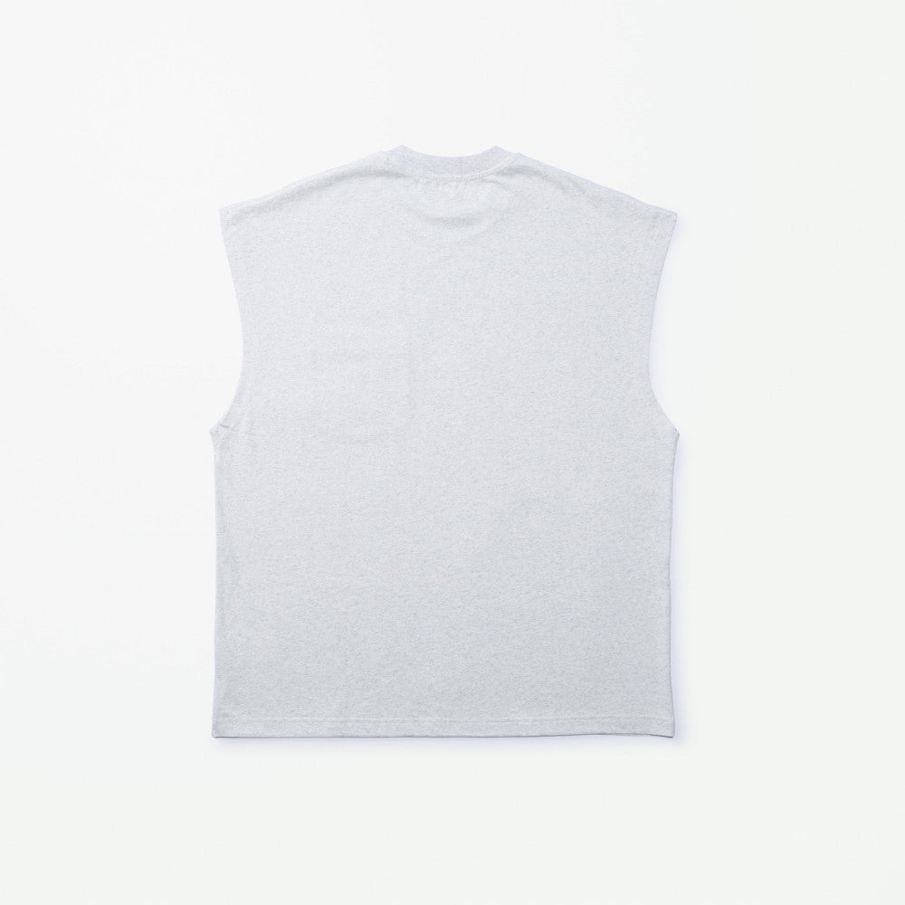 MADNESS POCKET TANK TOP-HEATHER GREY