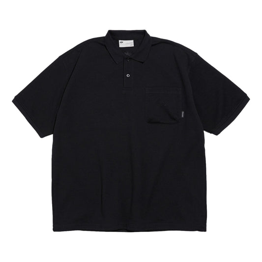 NINE POINT NINE ELEMENT 3D POCKET TECH POLO-BLACK