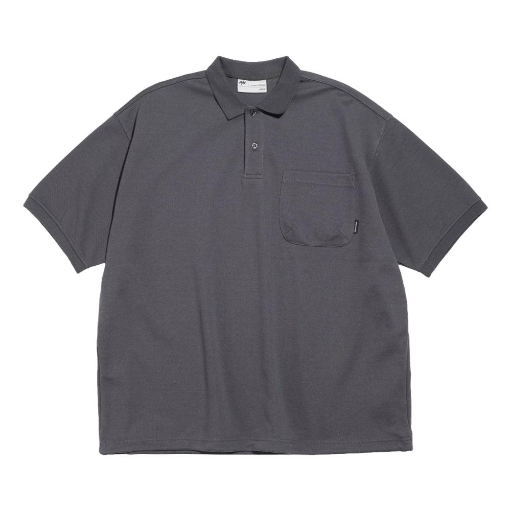 NINE POINT NINE ELEMENT 3D POCKET TECH POLO-GREY