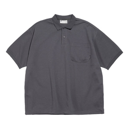 NINE POINT NINE ELEMENT 3D POCKET TECH POLO-GREY