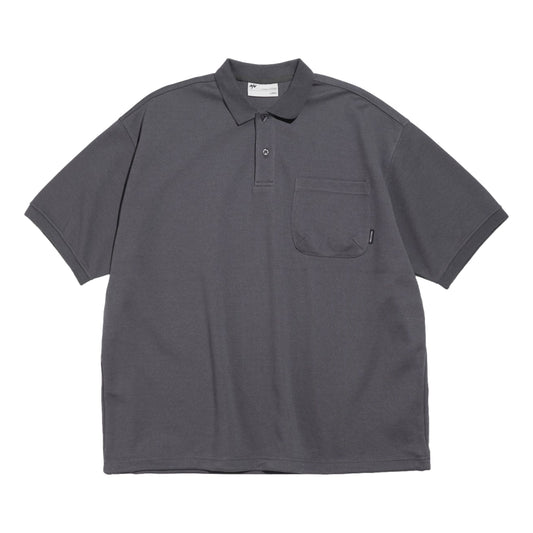 NINE POINT NINE ELEMENT 3D POCKET TECH POLO-GREY