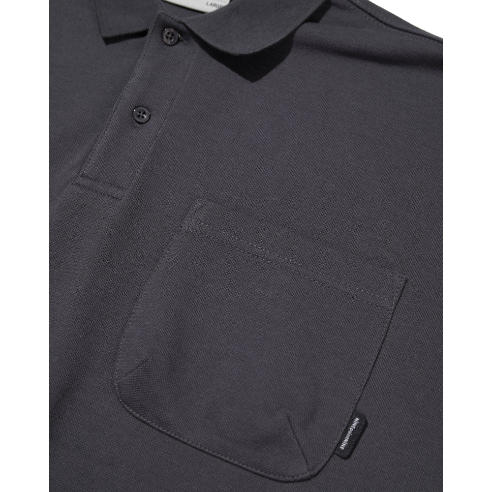 NINE POINT NINE ELEMENT 3D POCKET TECH POLO-GREY