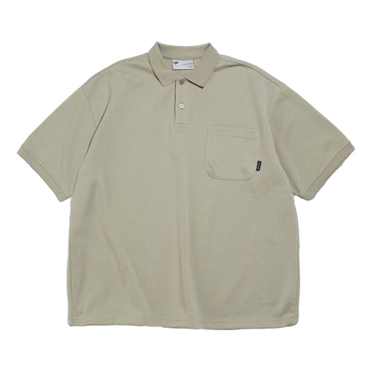 NINE POINT NINE ELEMENT 3D POCKET TECH POLO-KHAKI