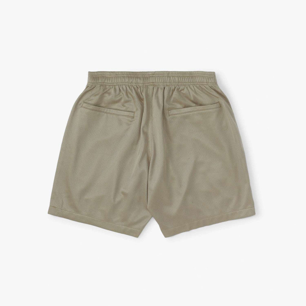 MADNESS POLYESTER MESH EASY SHORTS-BEIGE