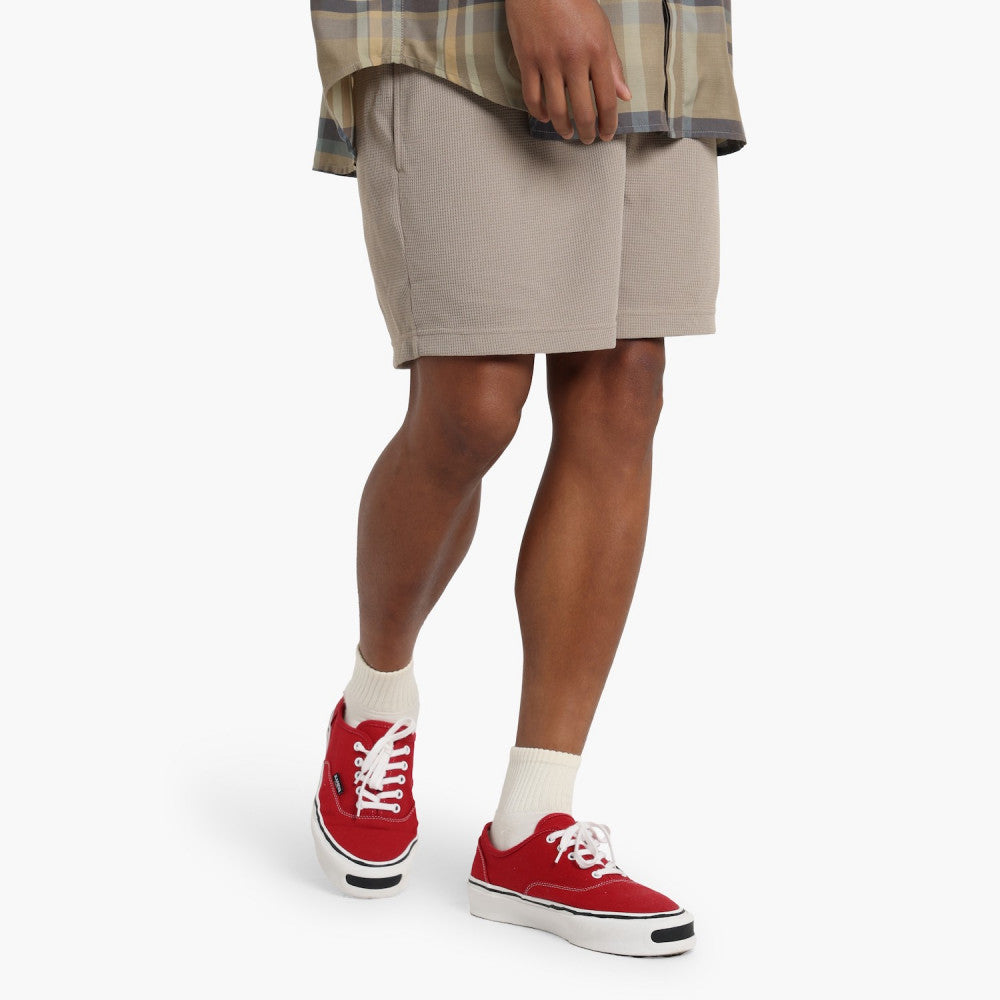 MADNESS POLYESTER WAFFLE EASY SHORTS (FABRIC BY JAPAN)-BEIGE