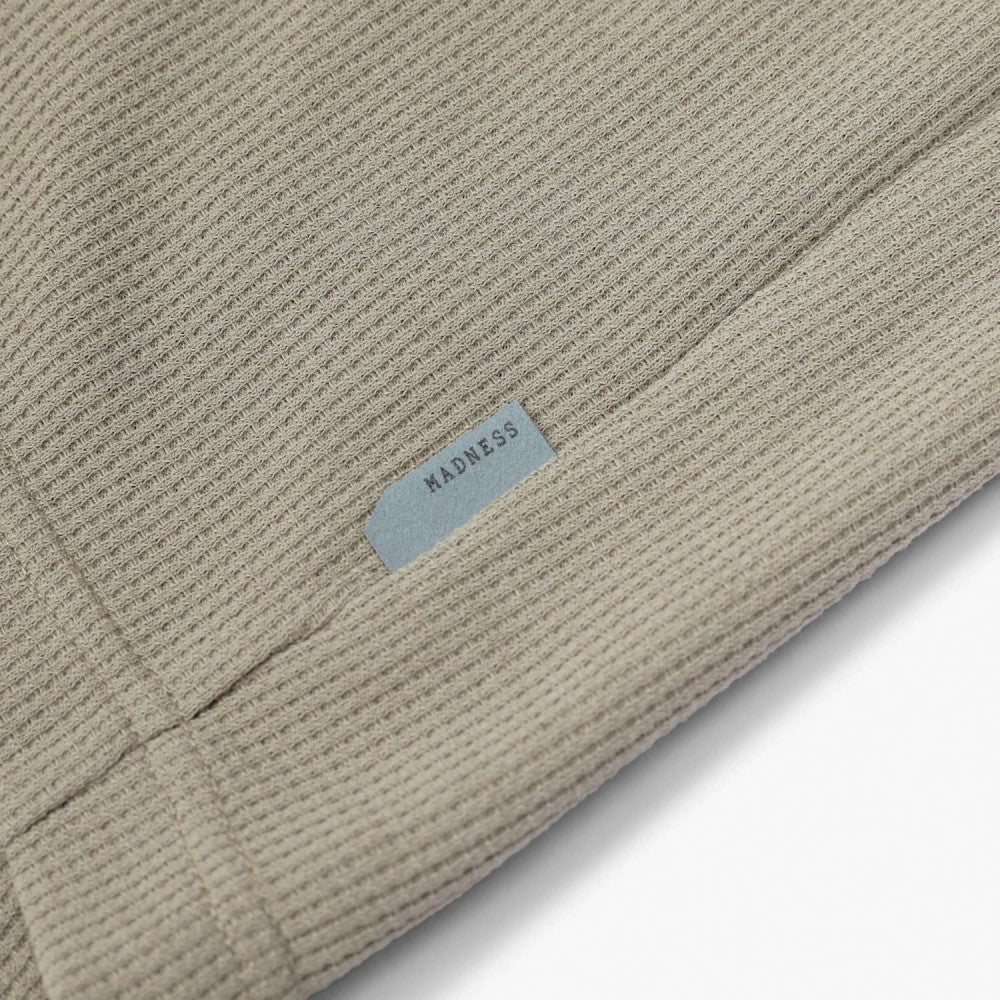 MADNESS POLYESTER WAFFLE EASY SHORTS (FABRIC BY JAPAN)-BEIGE