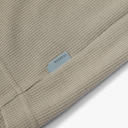 MADNESS POLYESTER WAFFLE EASY SHORTS (FABRIC BY JAPAN)-BEIGE