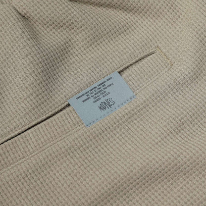 MADNESS POLYESTER WAFFLE EASY SHORTS (FABRIC BY JAPAN)-BEIGE