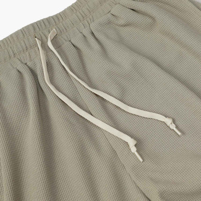 MADNESS POLYESTER WAFFLE EASY SHORTS (FABRIC BY JAPAN)-BEIGE
