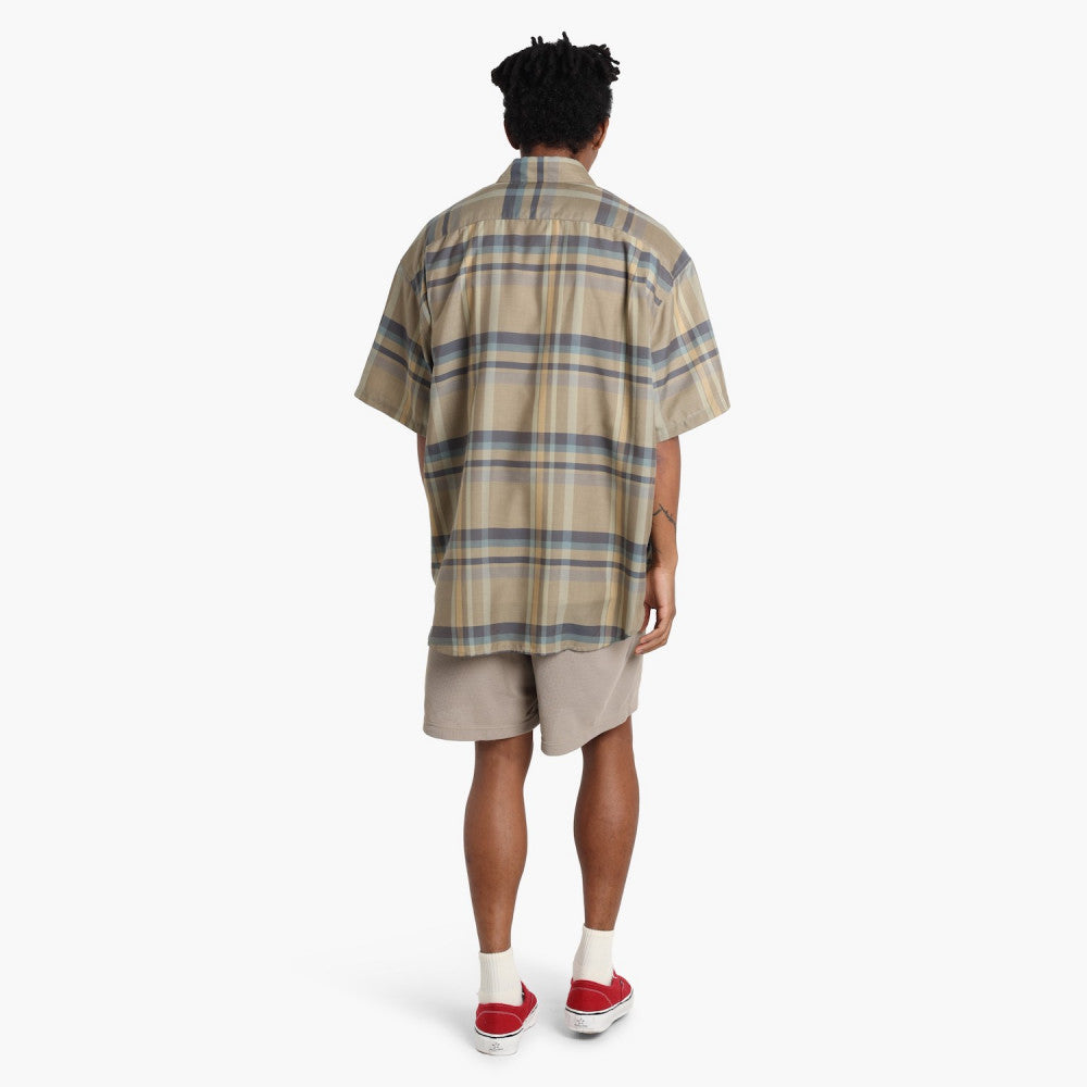 MADNESS POLYESTER WAFFLE EASY SHORTS (FABRIC BY JAPAN)-BEIGE