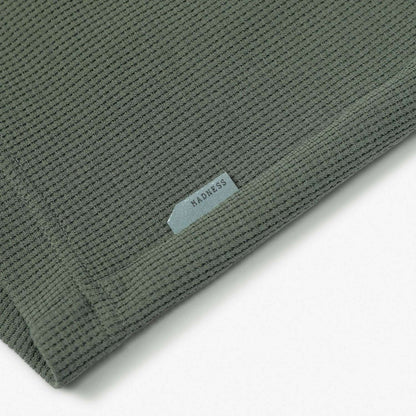 MADNESS POLYESTER WAFFLE EASY SHORTS (FABRIC BY JAPAN)-GREEN