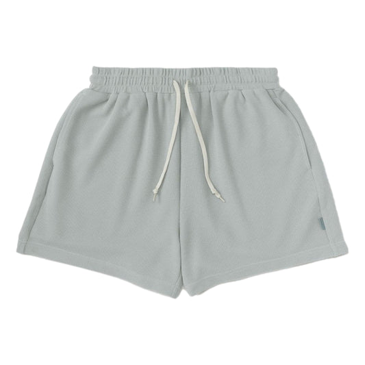 MADNESS POLYESTER WAFFLE EASY SHORTS (FABRIC BY JAPAN)-GREY