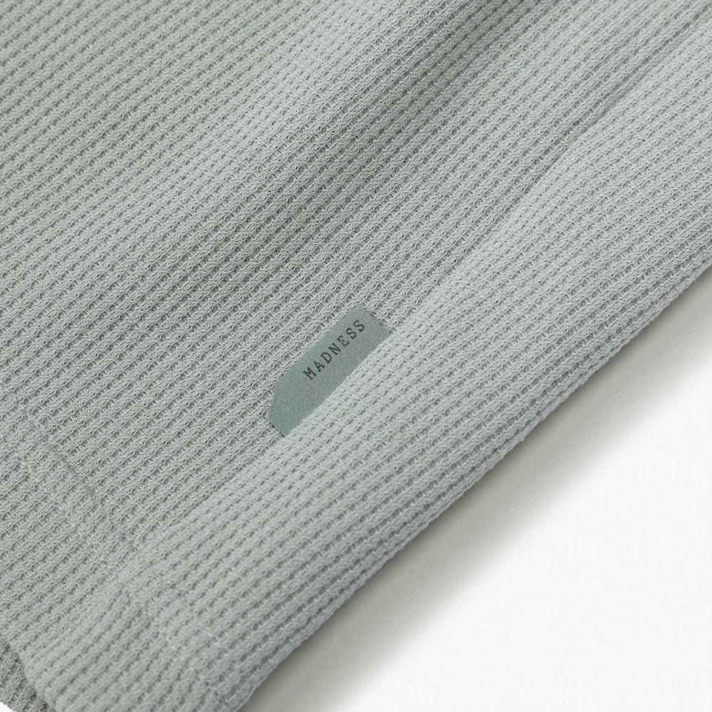 MADNESS POLYESTER WAFFLE EASY SHORTS (FABRIC BY JAPAN)-GREY