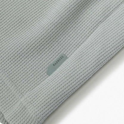 MADNESS POLYESTER WAFFLE EASY SHORTS (FABRIC BY JAPAN)-GREY