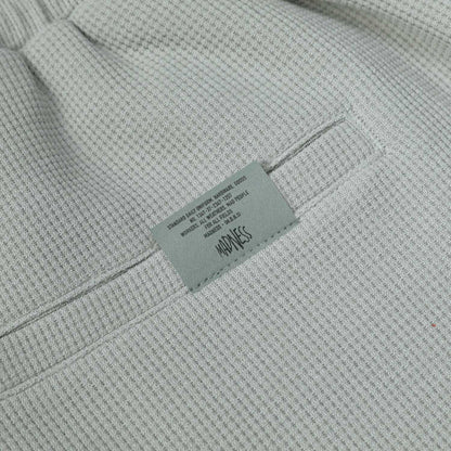 MADNESS POLYESTER WAFFLE EASY SHORTS (FABRIC BY JAPAN)-GREY