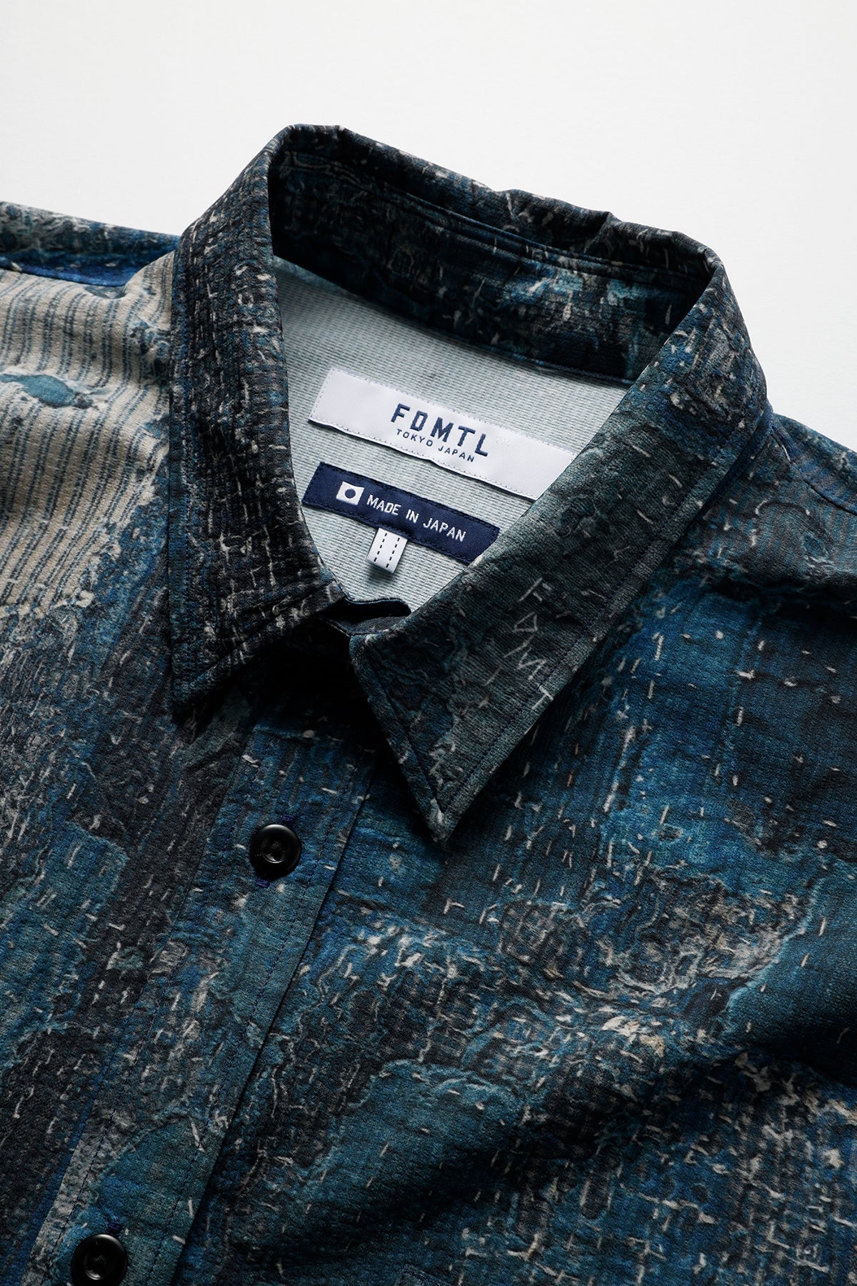 FUNDAMENTAL PRINTED BORO S/S SHIRT-BORDO