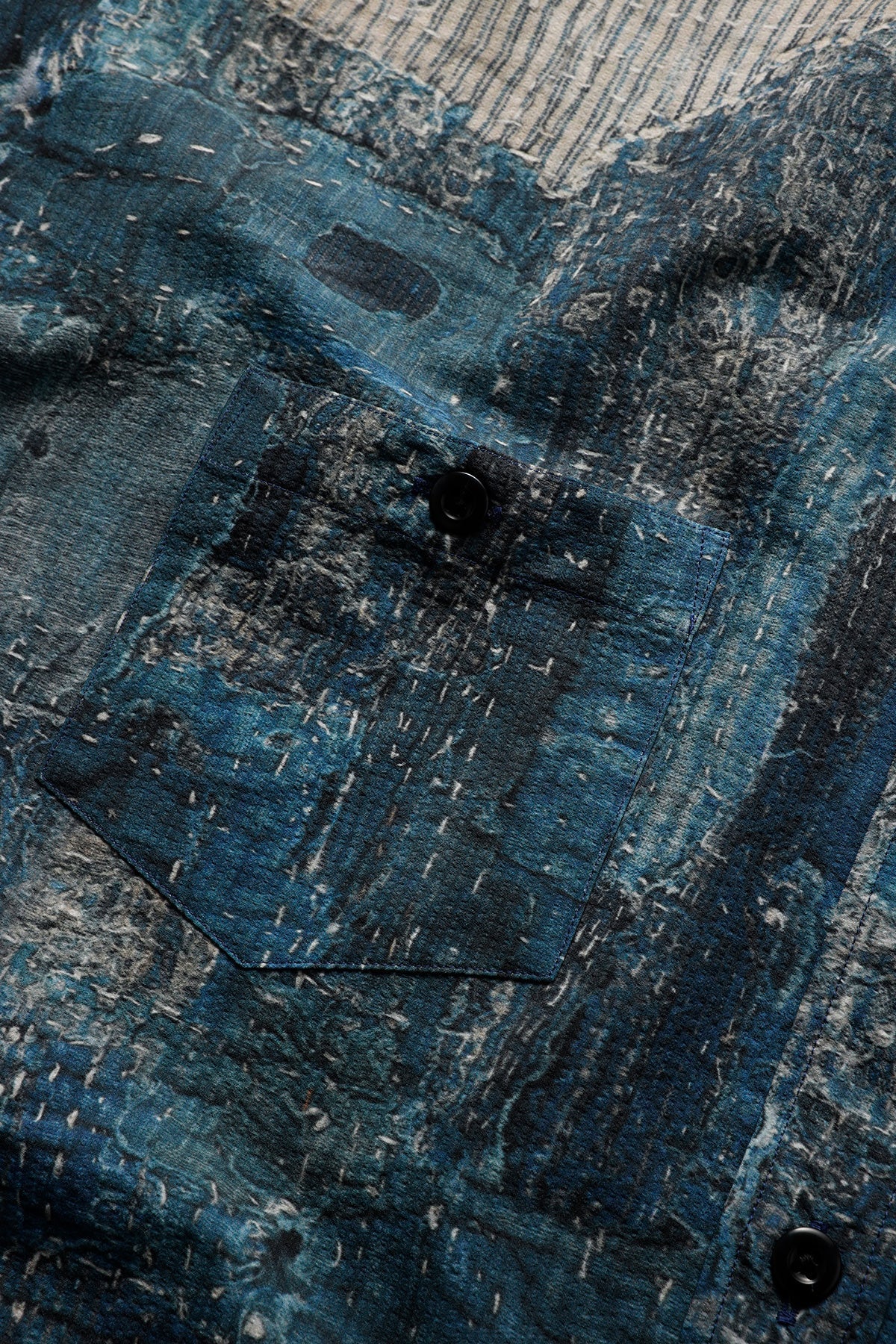 FUNDAMENTAL PRINTED BORO S/S SHIRT-BORDO