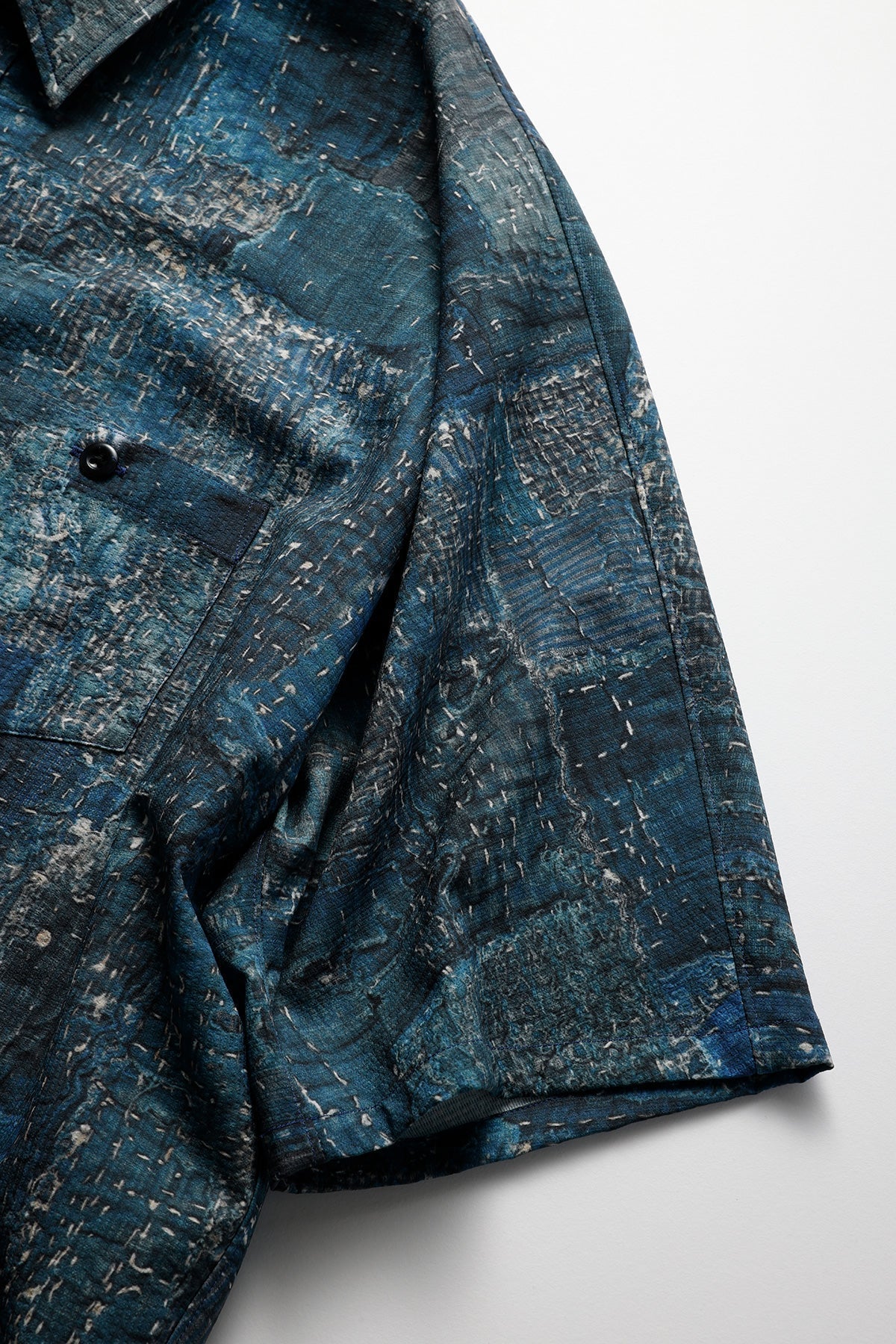 FUNDAMENTAL PRINTED BORO S/S SHIRT-BORDO