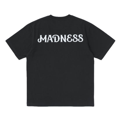 MADNESS PRINT TEE-BLACK