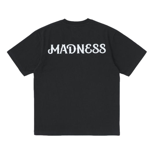 MADNESS PRINT TEE-BLACK