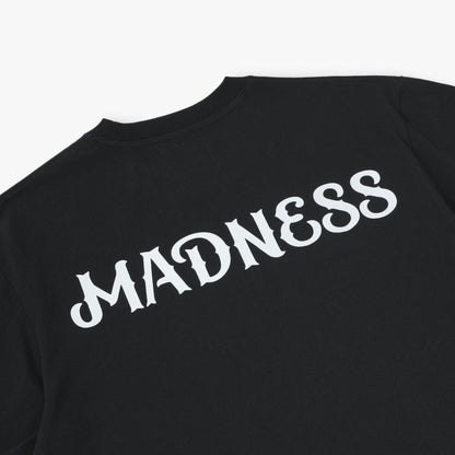 MADNESS PRINT TEE-BLACK