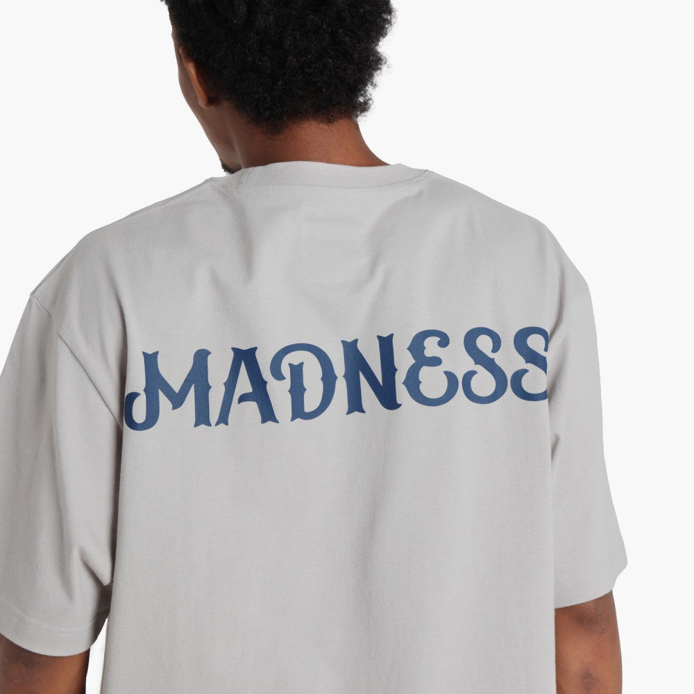 MADNESS PRINT TEE-GREY