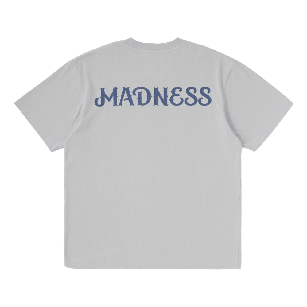 MADNESS PRINT TEE-GREY