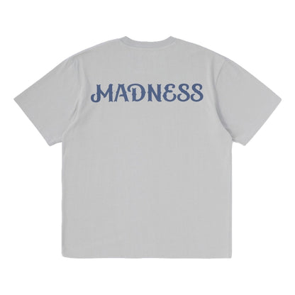 MADNESS PRINT TEE-GREY