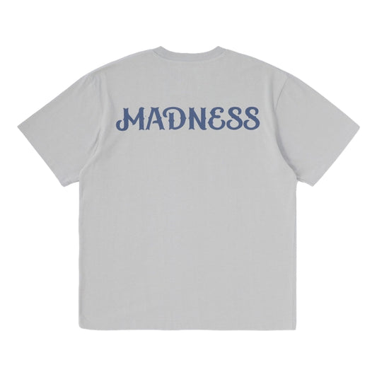 MADNESS PRINT TEE-GREY
